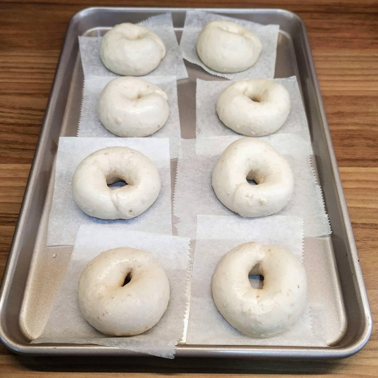 Shaping bagel